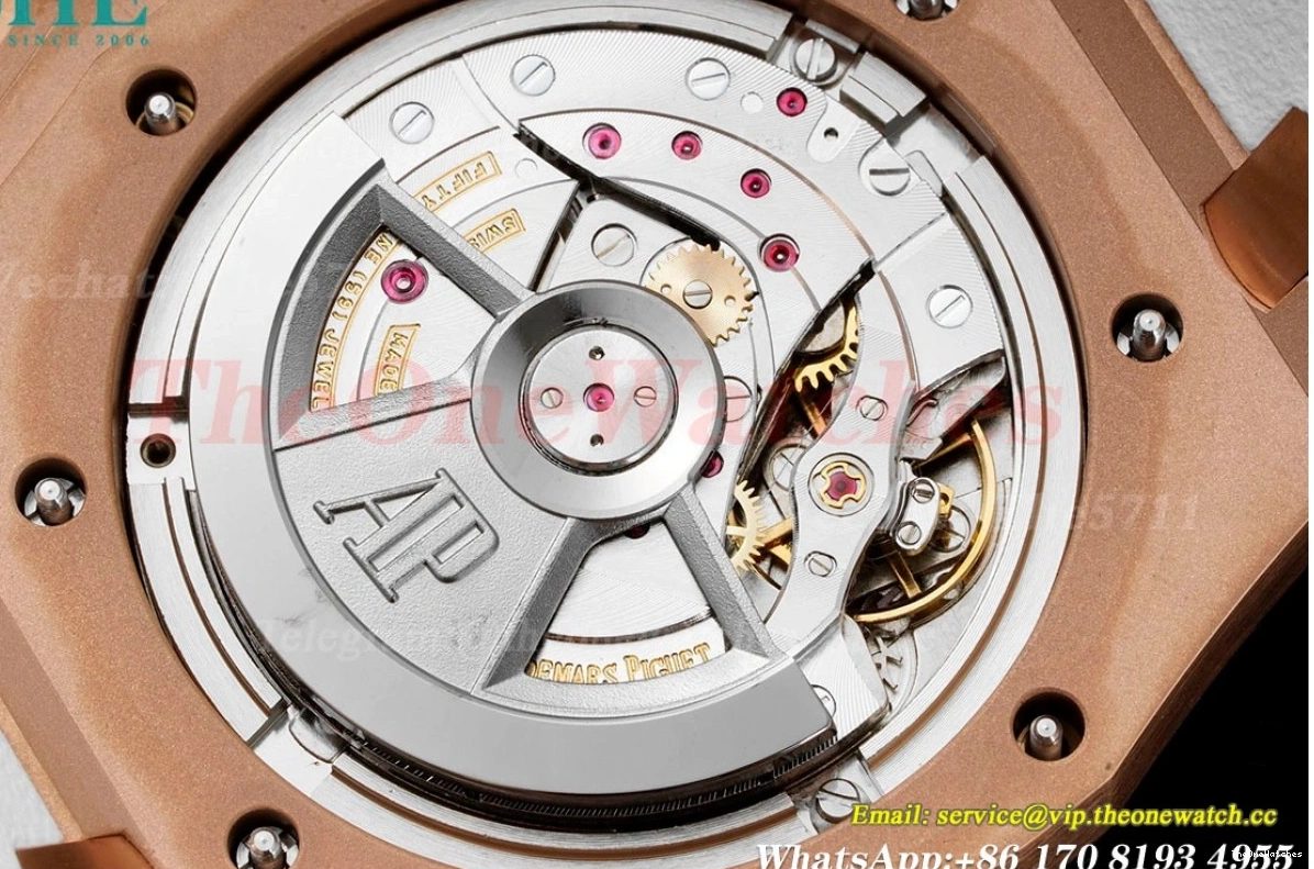 White JJF Royal Offshore 26408 White 44mm RU Oak RG A3126 0316